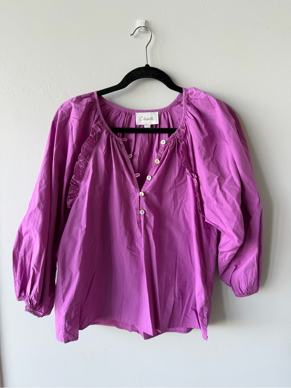 Cleobella purple blouse